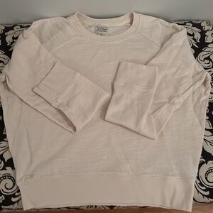 J.Crew Vintage Fleece Cream Top